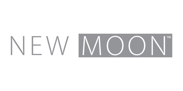 New moon rugs logo with pure white background